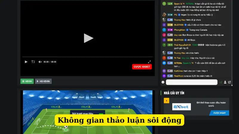 Không gian thảo luận sôi động