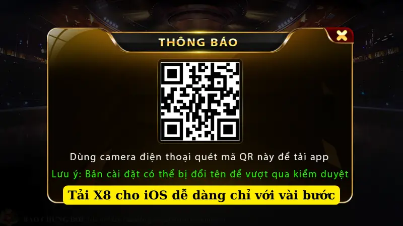 Tải X8 cho iOS dễ dàng chỉ với vài bước