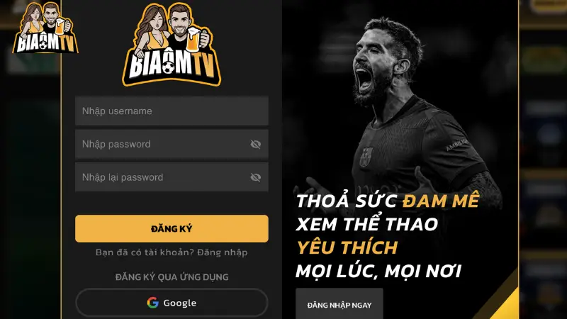 Các bước truy cập nhanh chóng